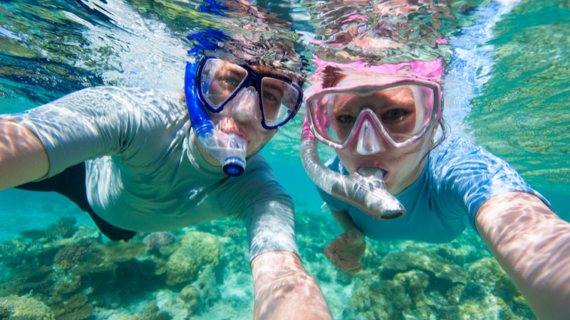 Snorkeling in Oahu, HI